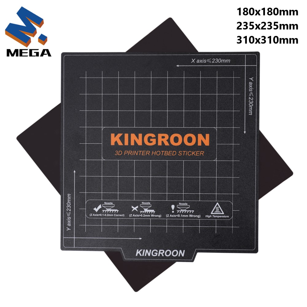 3D Printer Bed Spring - Kingroon cama de calor magnética flexível