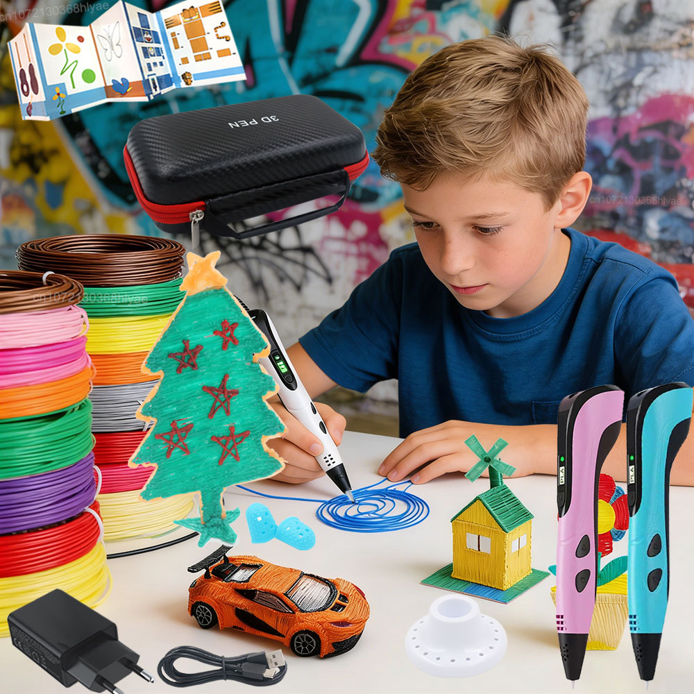 3D Printing Filament - Caneta de Impressão 3D para Crianças