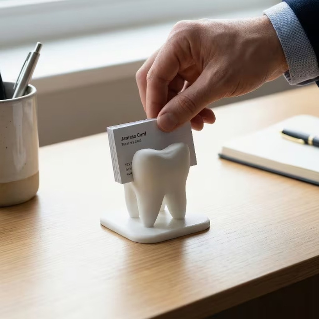 3D Printing Tooth - Suporte para Cartões de Visita em