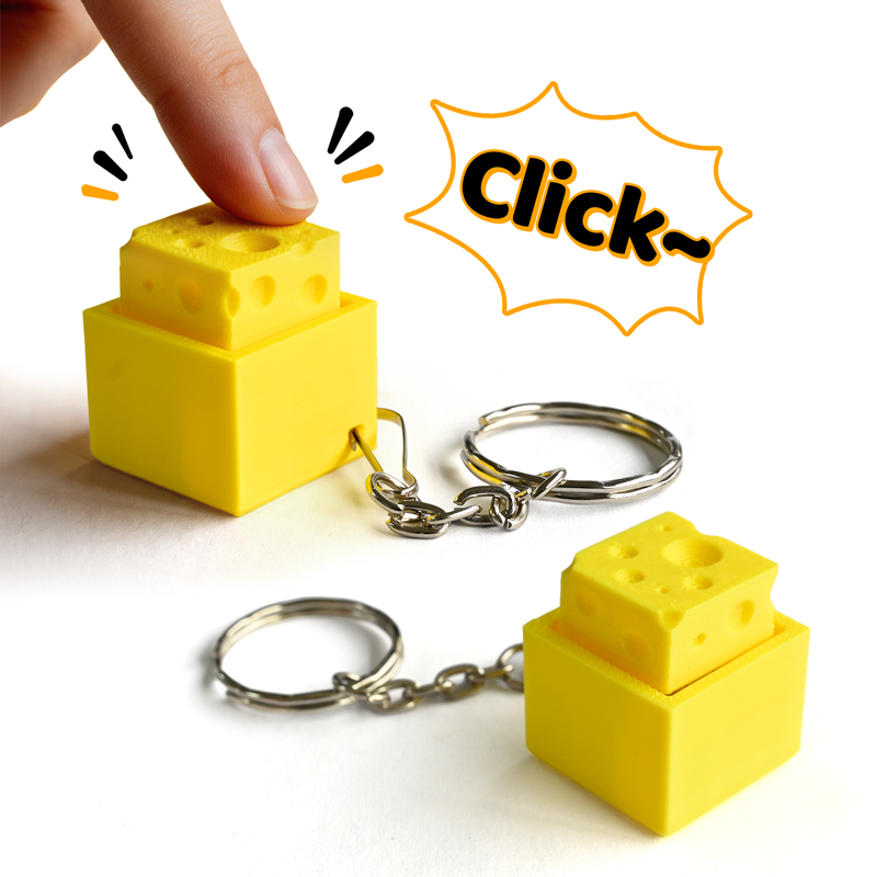 Chaveiro Fidget Clicker 3D Imp - 3D Printing Objects avaliação e preço