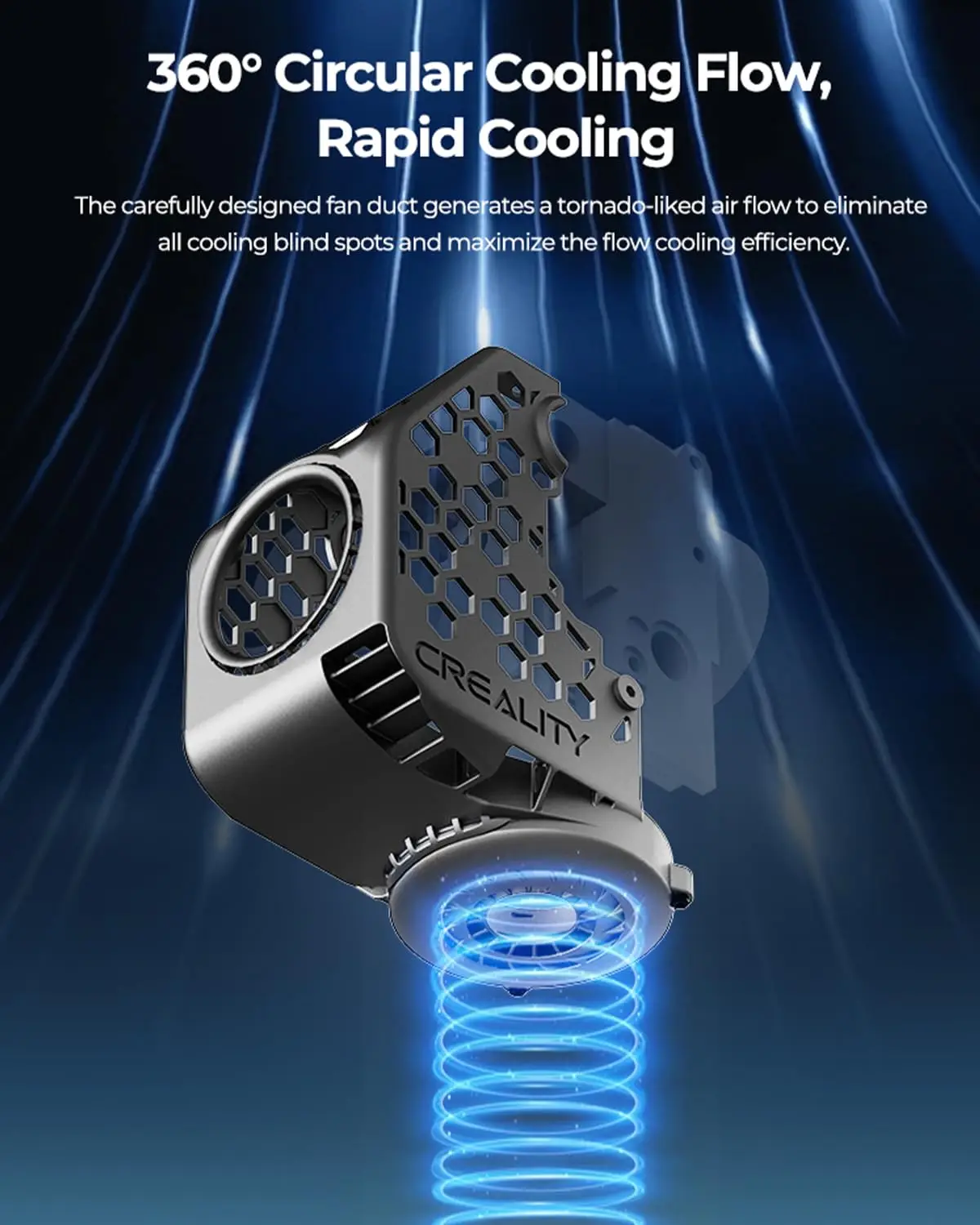 Duto de ventilador Creality X  - 3D Printing Overhangs avaliação e preço