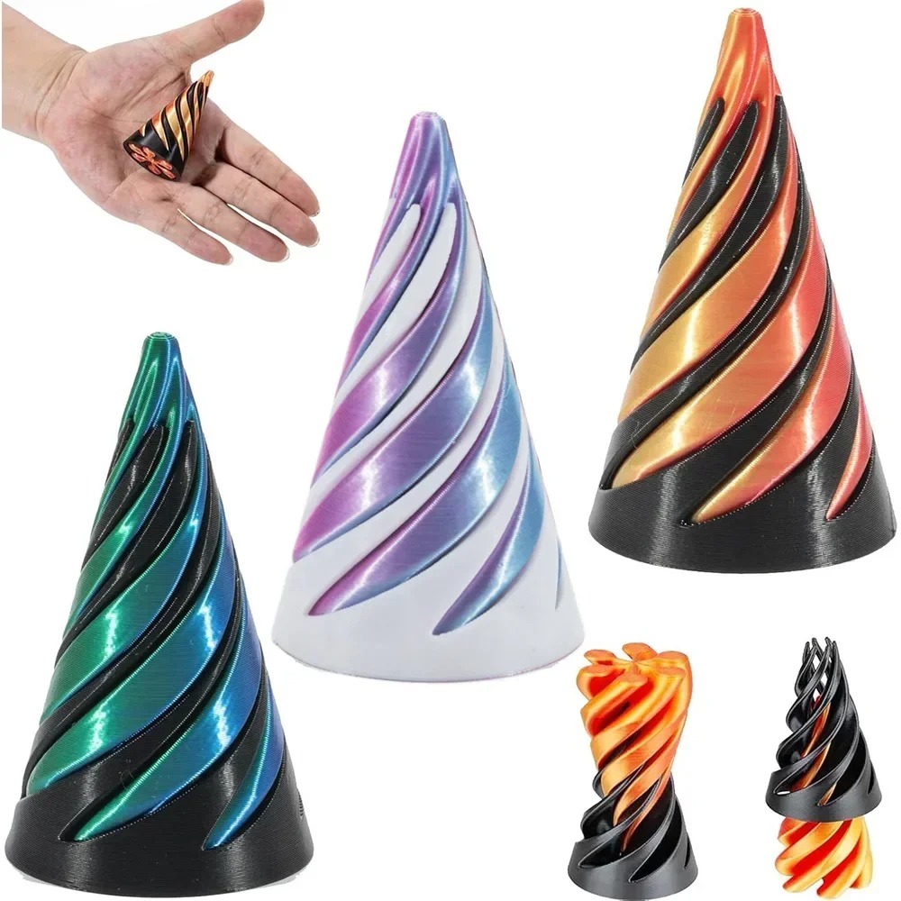 Brinquedo de Cone Espiral Impr - 3D Printing Objects avaliação e preço