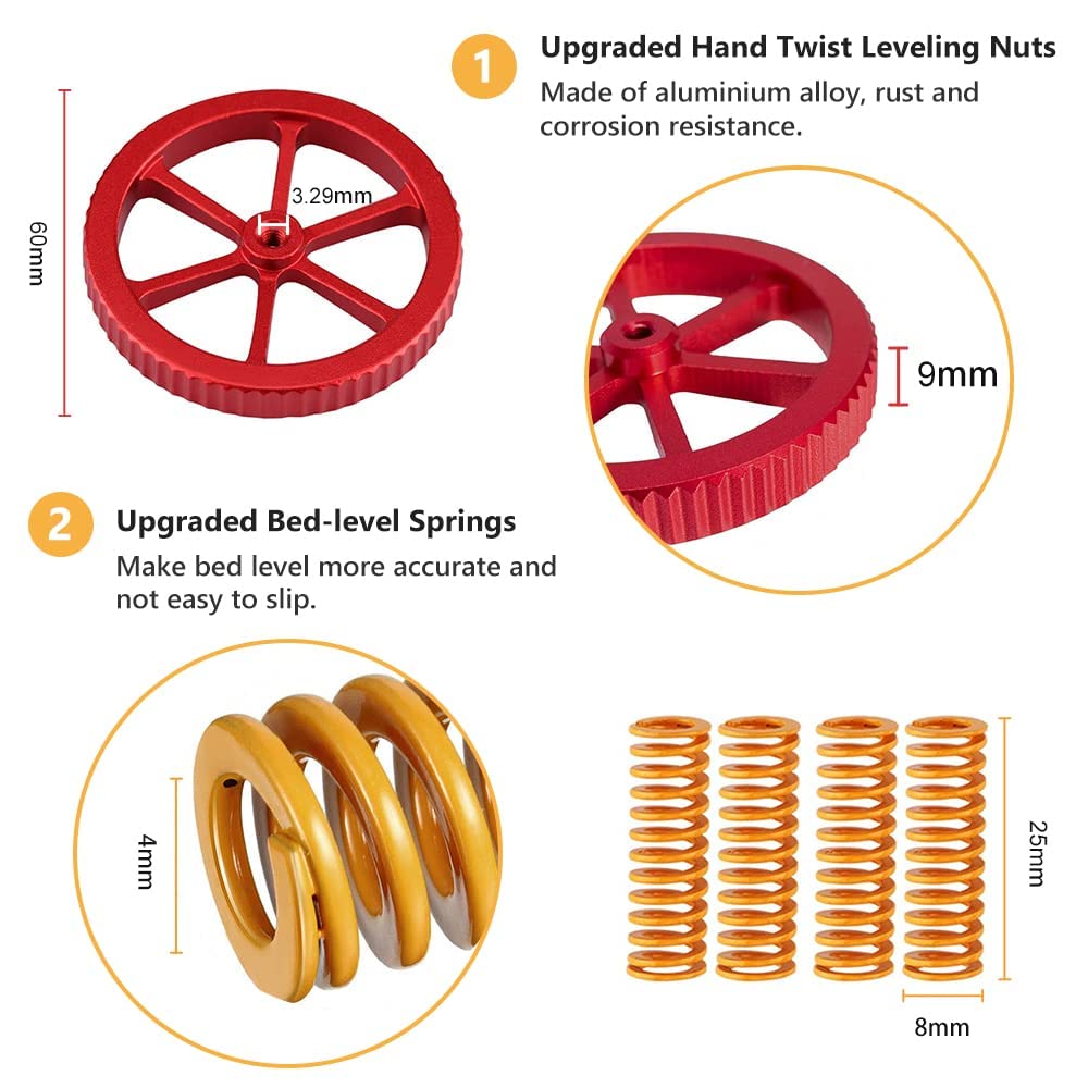 Creality oficial Ender 3 Pro S - 3D Printer Bed Spring avaliação e preço