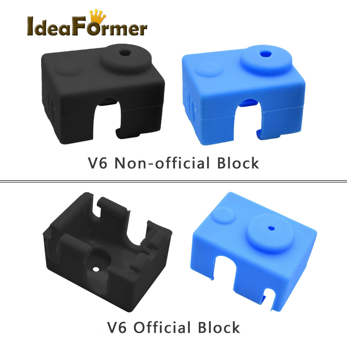 5 Peças de Capa de Silicone V6 - Silicone Sock Hotend avaliação e preço