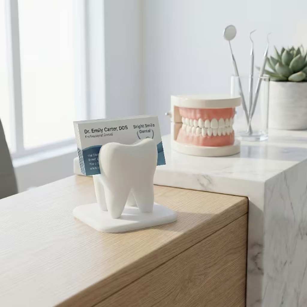 Suporte para Cartões de Visita - 3D Printing Tooth avaliação e preço