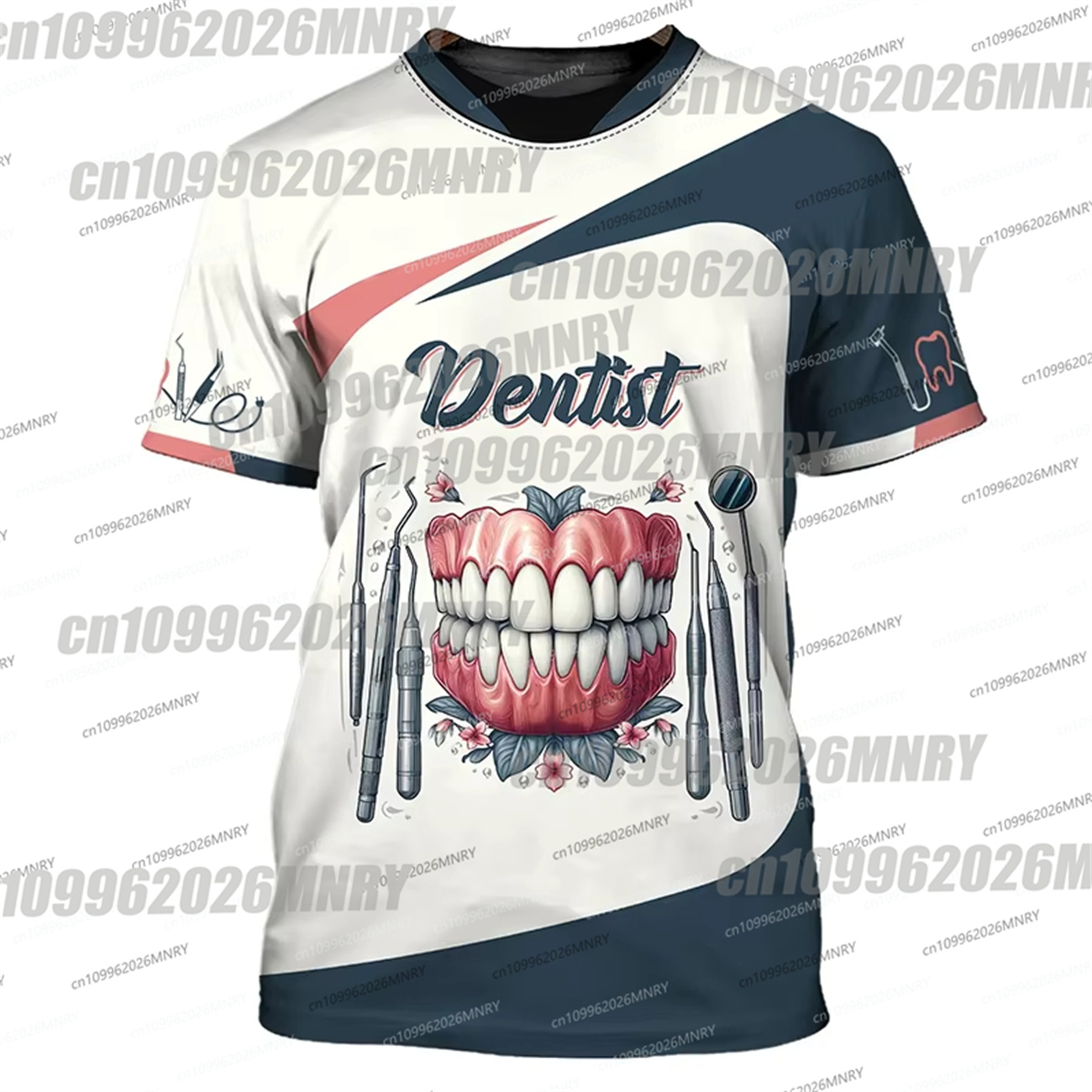 Camiseta Masculina com Estampa - 3D Printing Tooth avaliação e preço