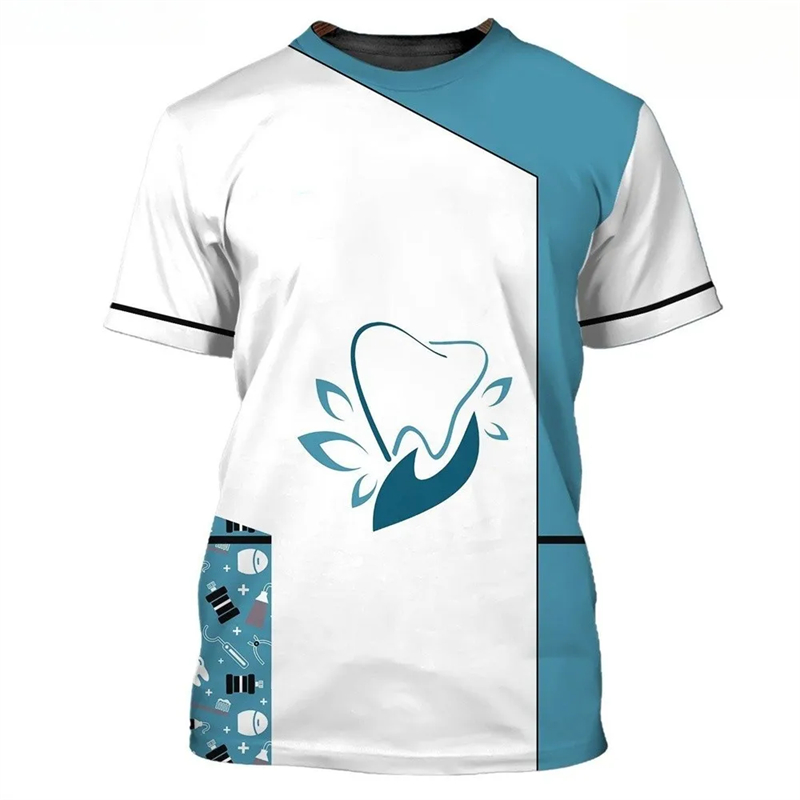 2024 Men's T-shirt Tooth 3d Pr - 3D Printing Tooth avaliação e preço