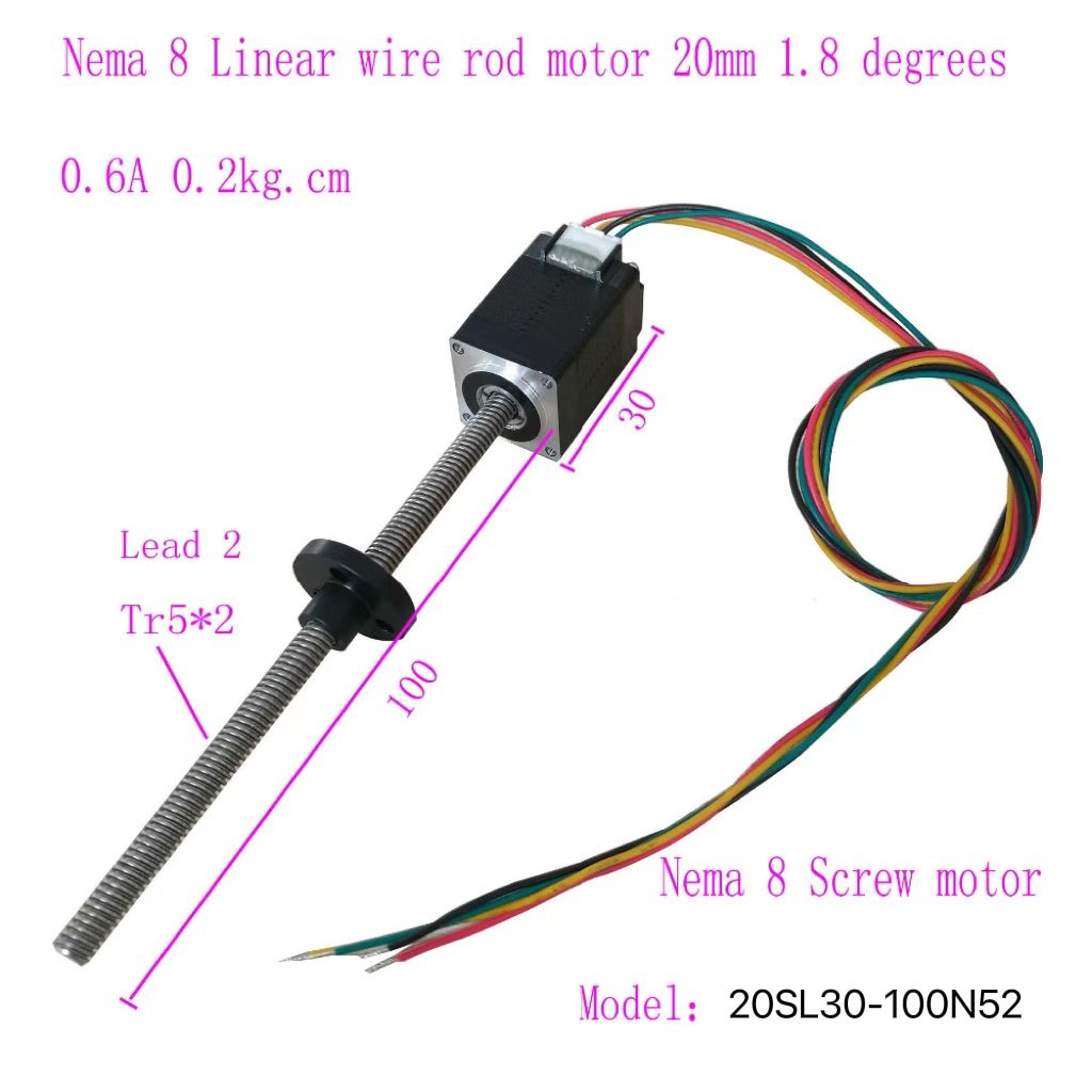 Os motores de passo lineares d - Lead Screw Stepper avaliação e preço