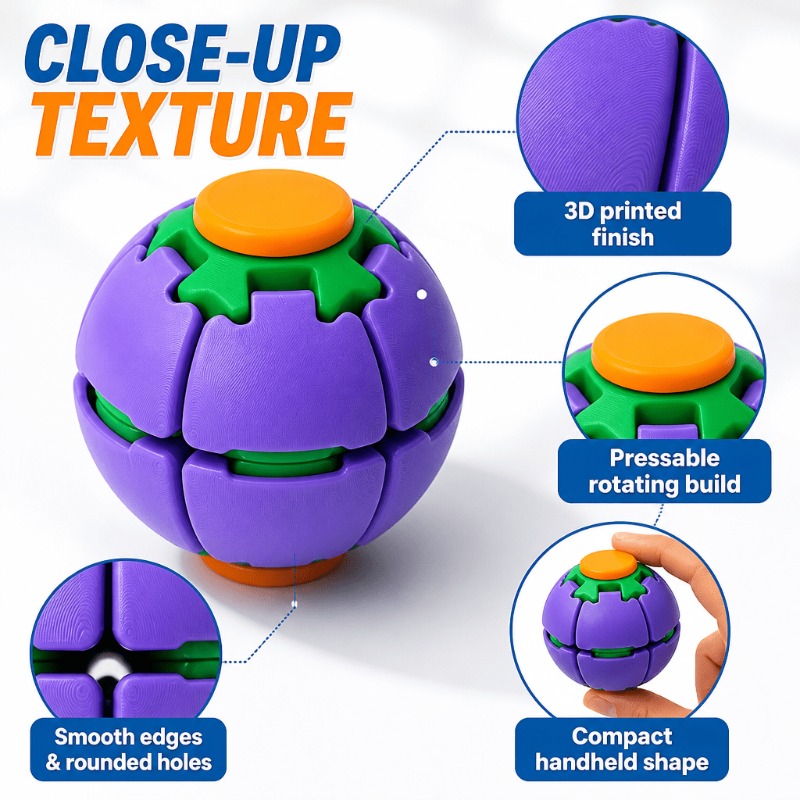 Brinquedo Antiestresse Fidget  - 3D Printing Abs avaliação e preço